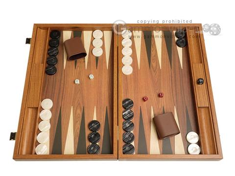 Carved Backgammon Gift Backgammon Wood Set Gladiator Backgammon Wooden Board 