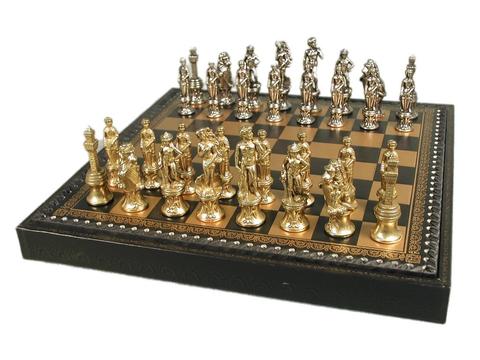 Details about   Collectible 100% Brass Vintage Chess board game set 10" with brass pieces/coins. 