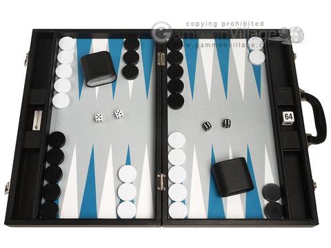 Silverman & Co. Backgammon Sets – Premium Leatherette Backgammon