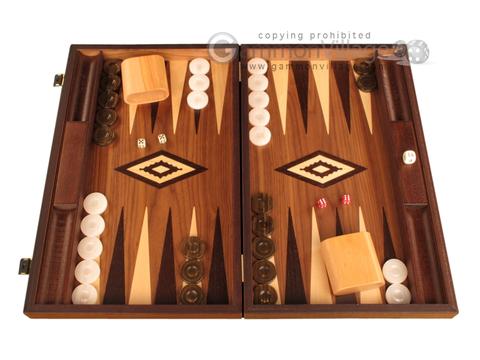 Backgammon Set Lusso American Eagle in Legno Legno di grandi pezzi di Gioco Giochi da Tavolo 