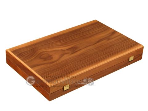 Laurel Natural Maple Wood and Walnut Square Cigarette Ashtray