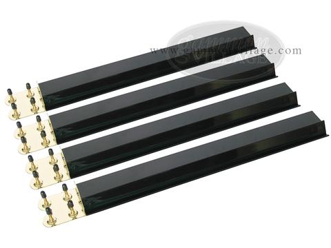 Mah Jong Tile Racks - Acrylic<br>Black Opaque - Set of 4