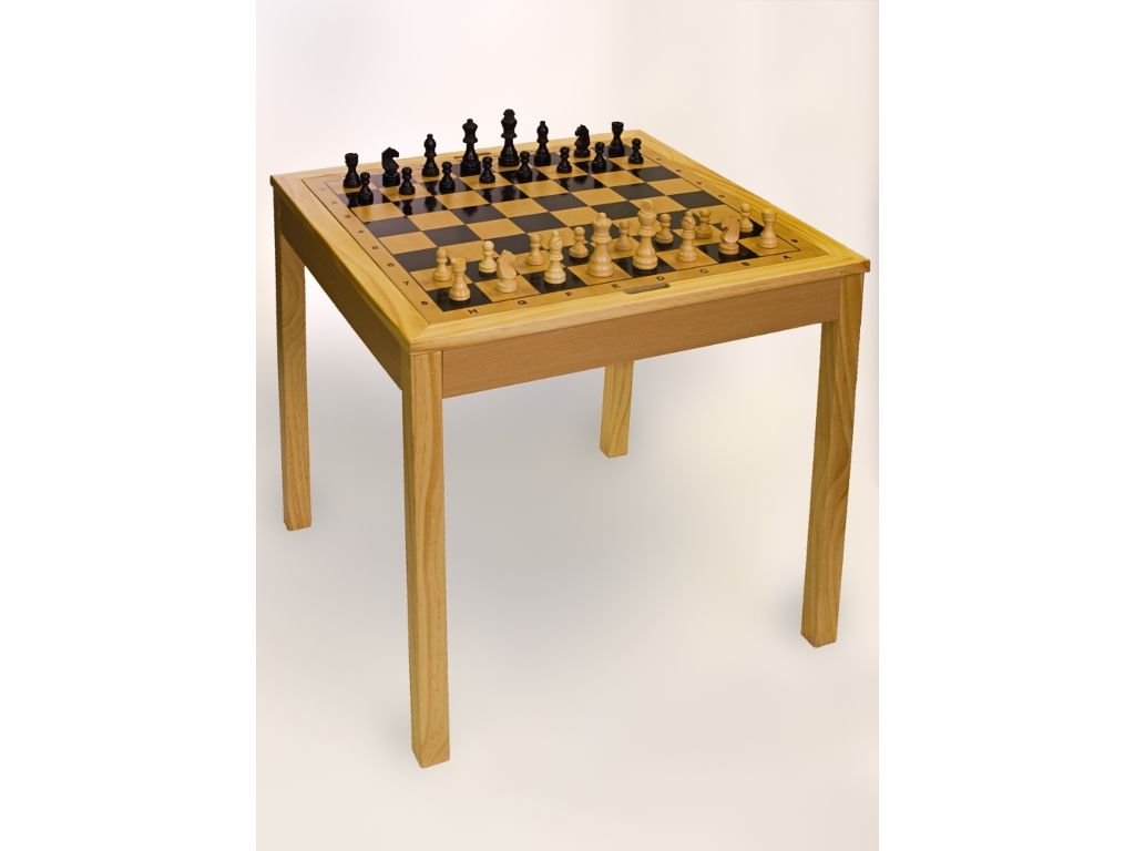 Chess Set Table | Smoked