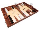 19-inch Premium Backgammon Set By Silverman & Co. - Desert Brown