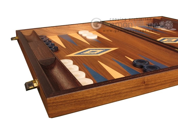 Schach & Backgammon Spiele-Kombo Large Classic Style • MANOPOULOS