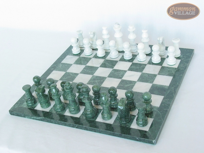 Green Chess Board 18x18 Inch, Chess Grandmaster Williams Chess