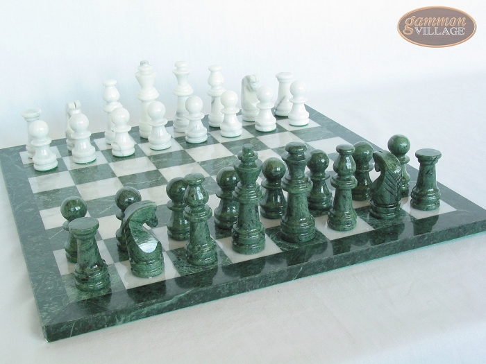 Green Chess Board 18x18 Inch, Chess Grandmaster Williams Chess