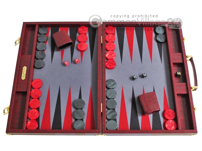 Hector Saxe Calf Leather Mahjong Set