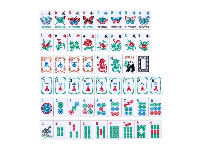 Mahjong Spring Tiles  Modern American Mahjong Tiles – Oh My Mahjong