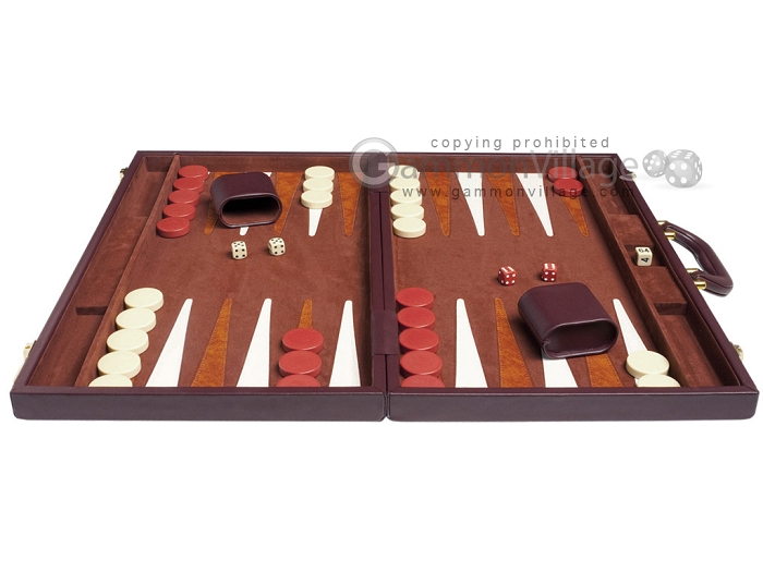 Board Game Clearance Sale 21" Tournament Size Wooden Backgammon Set Artgammon 